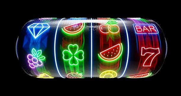 Slot game interface showing reels and payline structure